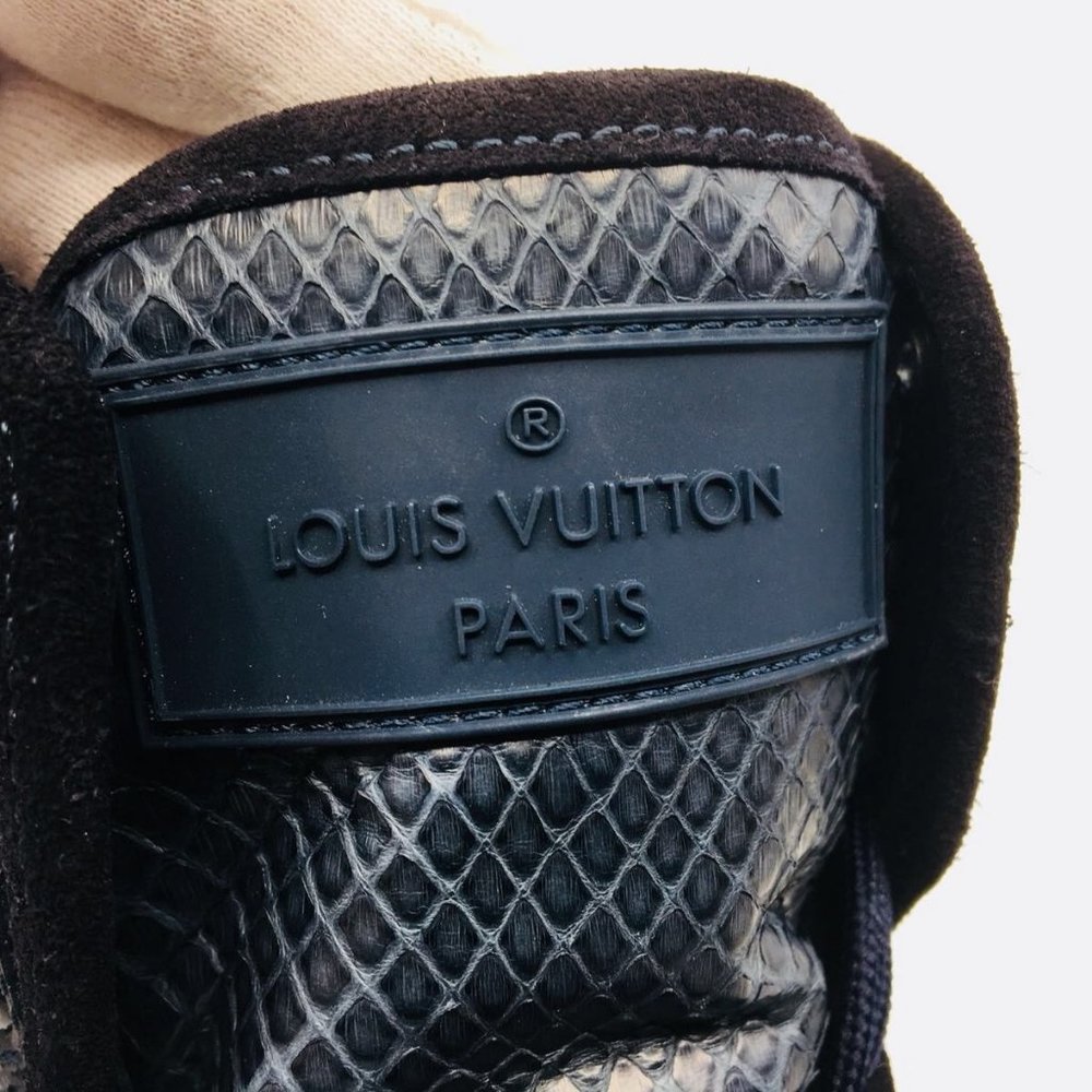 New Authentic Louis Vuitton Sneaker Boot Python - Picture 5 of 8